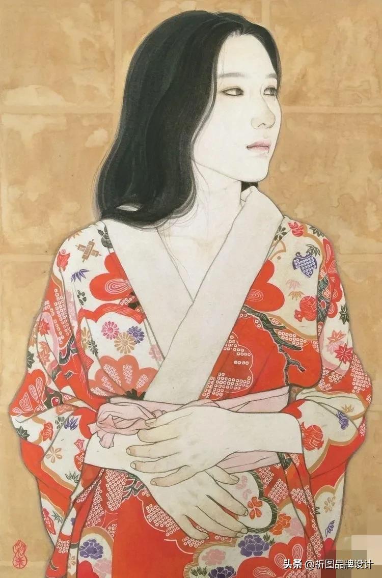 人体绘画(日本画家唯美工笔人体绘画作品欣赏)