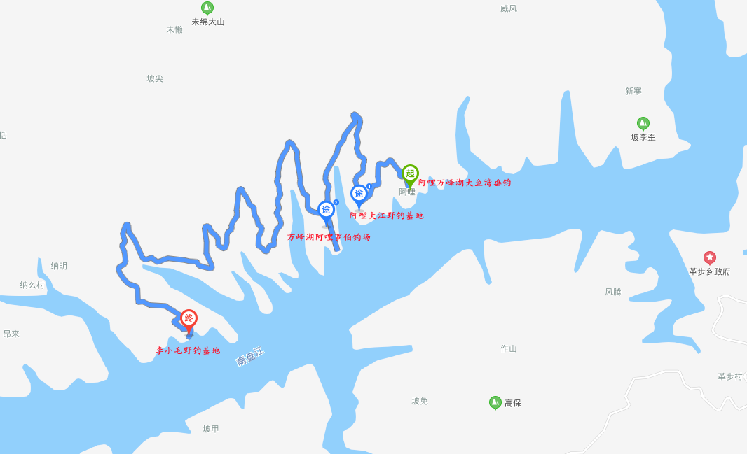 万峰湖钓鱼(兴义市万峰湖库区环湖公路上---​钓鱼点介绍)