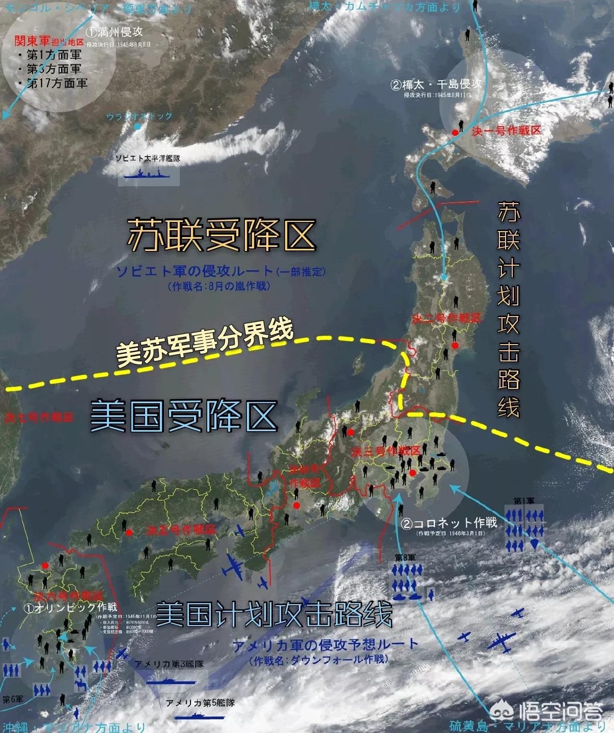 为什么二战时美苏不将日本分裂成两个国家？