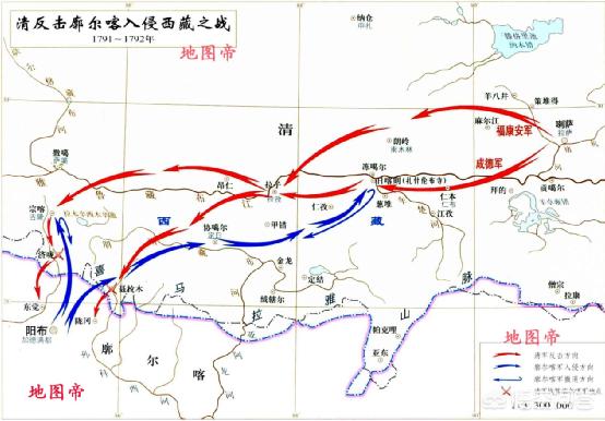 尼泊尔入侵清朝，乾隆为何舍近求远从黑龙江发兵？