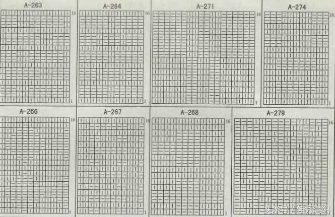 棒针毛衣编织图解(棒针编织毛衣花样图解大全 70多款全上下针集合图解)