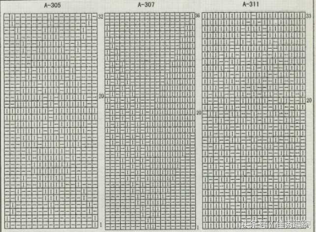 棒针毛衣编织图解(棒针编织毛衣花样图解大全 70多款全上下针集合图解)